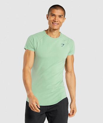 Gymshark Bold Muške T Shirts Zelene | HR 2457WNB